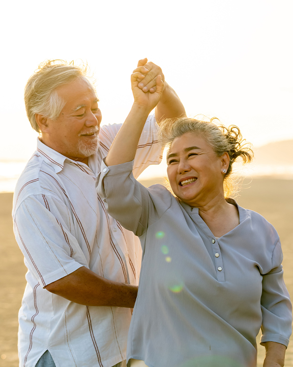 dancing seniors on beach life insurance for retirement faragi group delaware