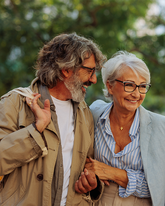 smiling seniors going for a walk what is an iul life insurance faragi group delaware